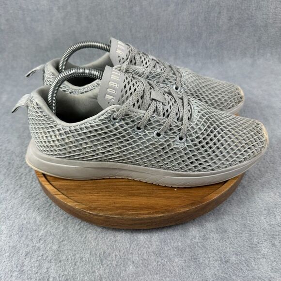 Nobull Mesh Runner Shoes Womens Size 10 Gray Sneakers Trainers Gym Running Walk - Picture 1 of 10